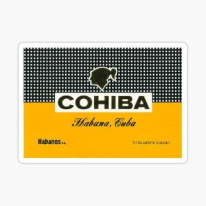 COHIBA Mini Ban CB White Ban